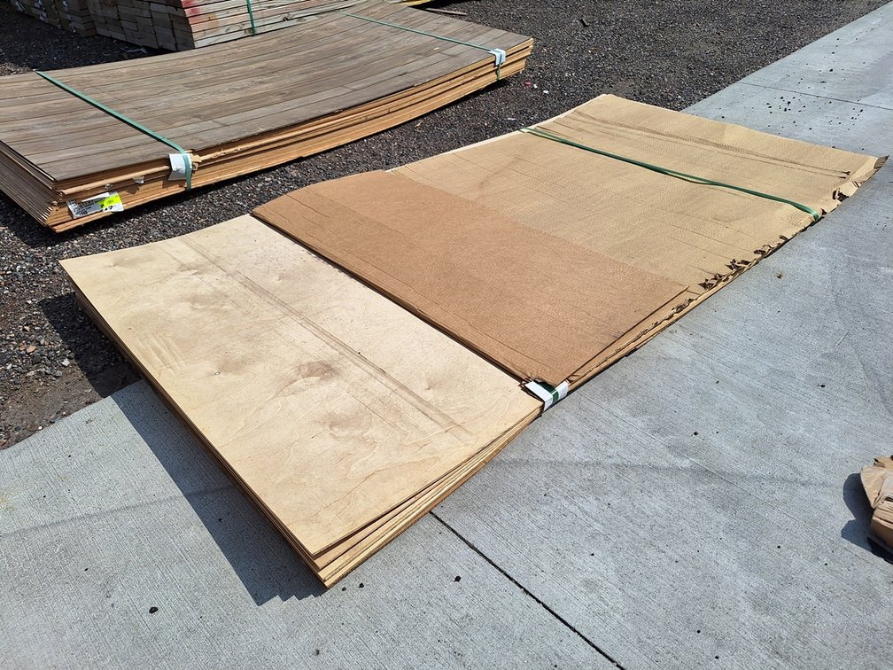5 Sheets Pro White Birch, 48.5"x96.5"x1/4"