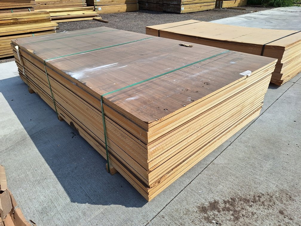 25 Sheets Assorted Hardwood MDF, 4'x8'x3/4"