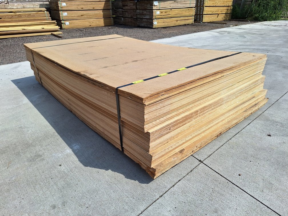 20 Sheets Veneer MDF, 4'x8'x1/4"