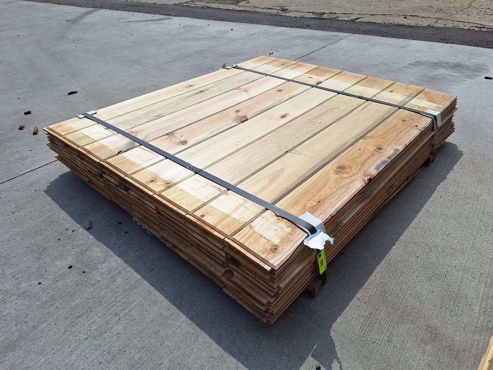 64 Tongue and Groove Pine Boards, 1"x6"x47"