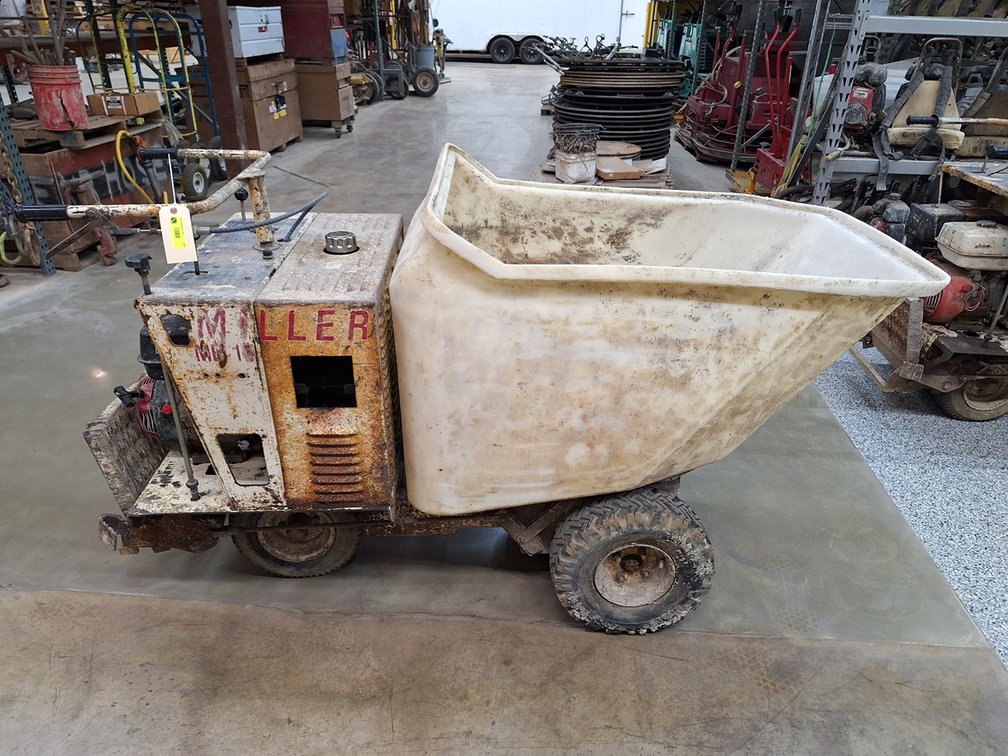 Miller Scoot-Crete MB 16/21 Stand-On Power Buggy, Honda Gas Engine