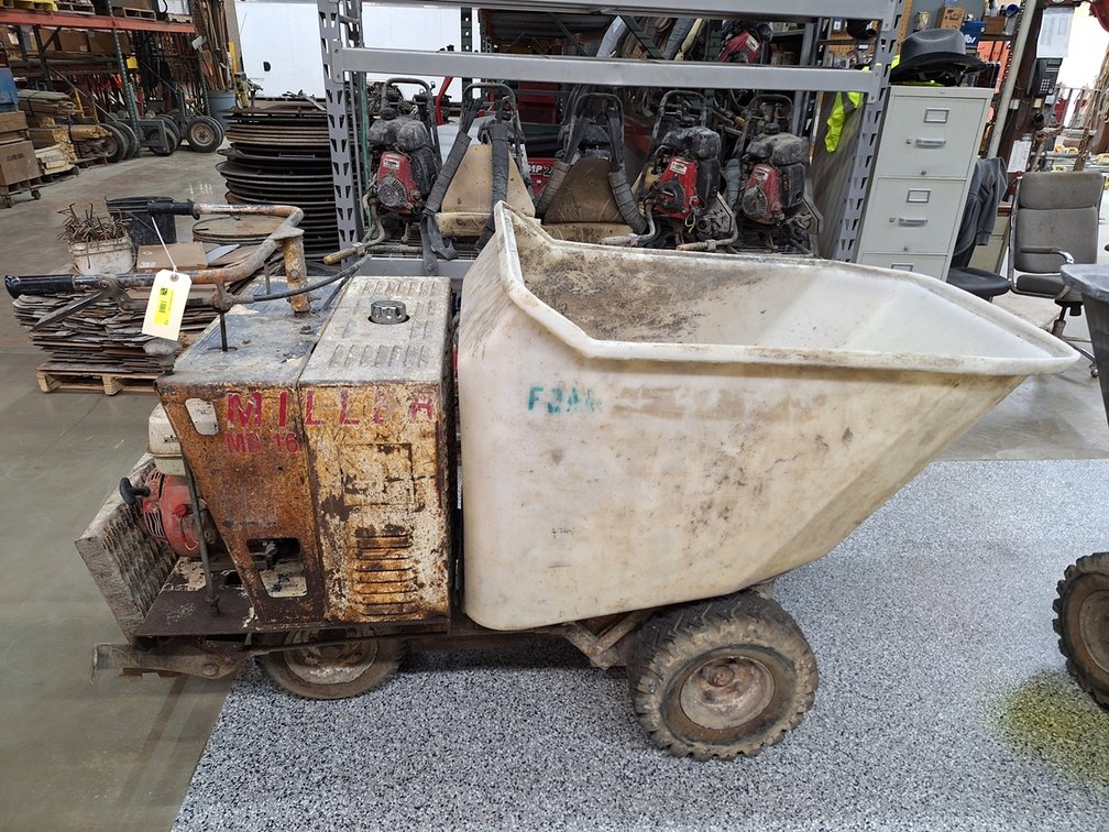 Miller Scoot-Crete MB 16/21 Stand-On Power Buggy, Honda Gas Engine