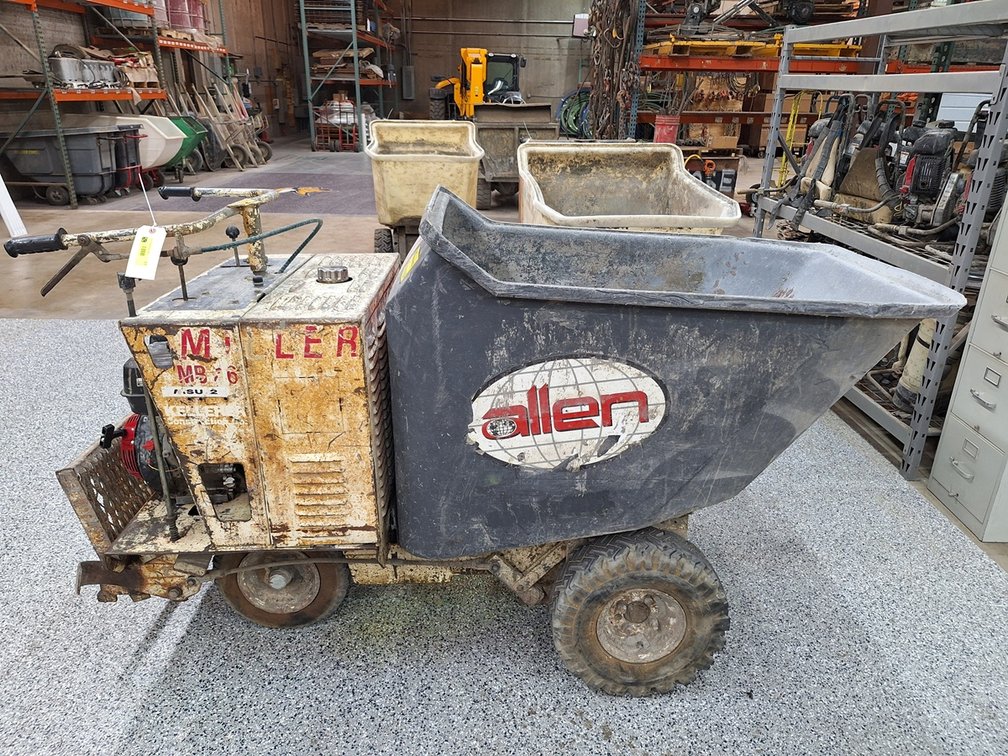 Miller Scoot-Crete MB 16/21 Stand-On Power Buggy, Honda Gas Engine