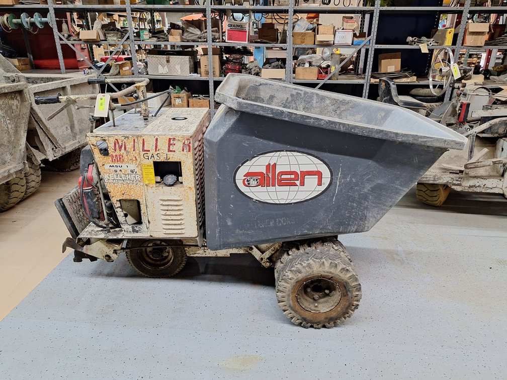 Miller Scoot-Crete MB 16/21 Stand-On Power Buggy, Honda Gas Engine