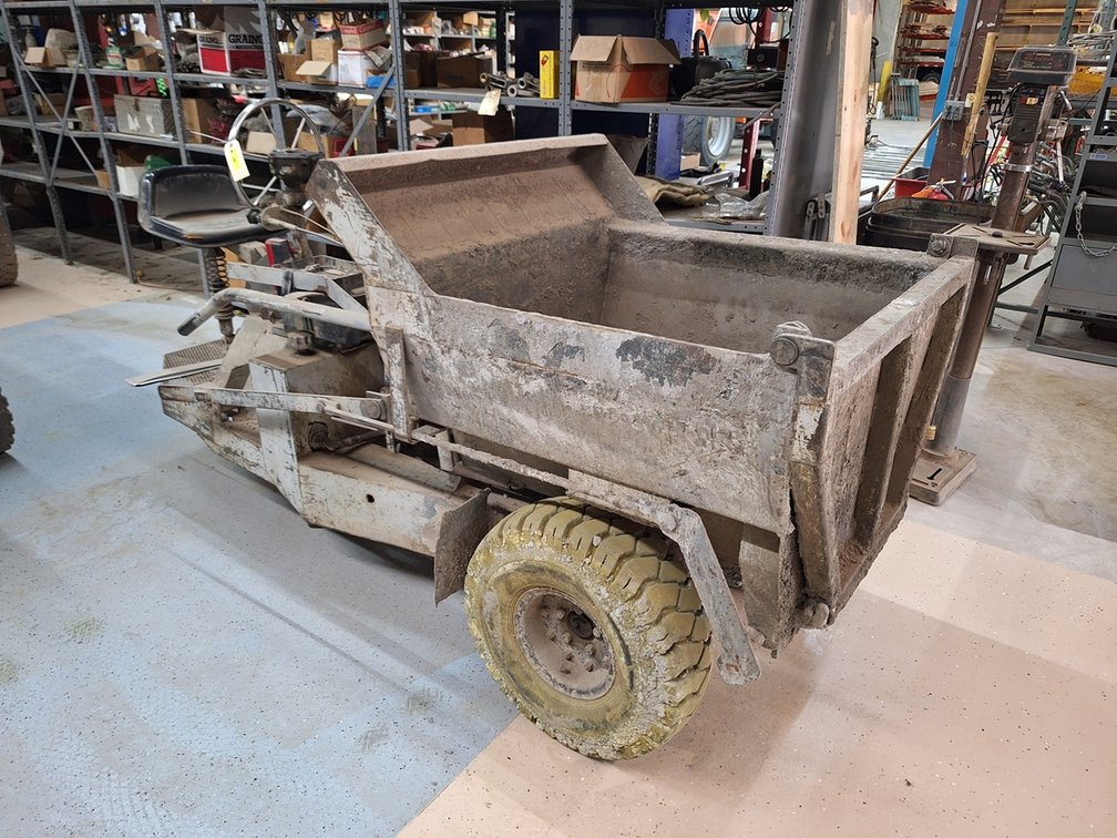 Scoot-Crete Ride-On Concrete Power Buggy, Model T-52G, Honda Gas Engine