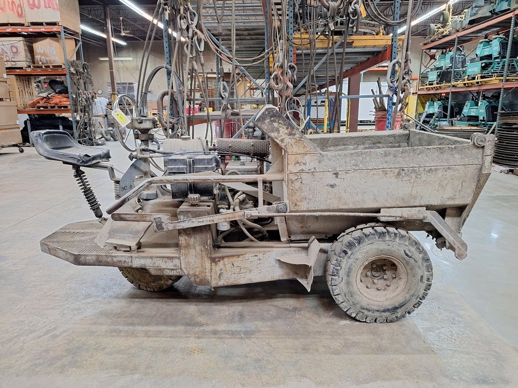 Scoot-Crete Ride-On Concrete Power Buggy, Model T-52G, Gas Engine