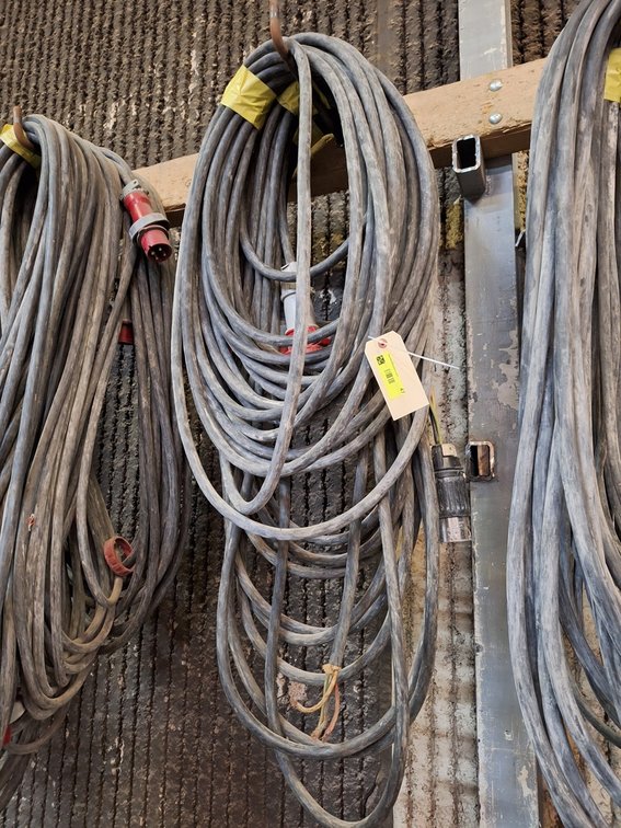 Assorted Power Cables for Floor Grinder