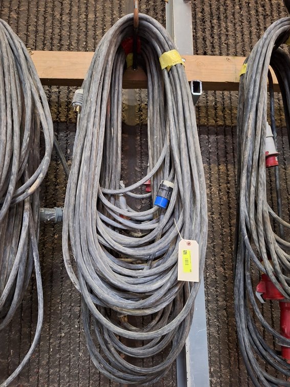 Assorted Power Cables for Floor Grinder