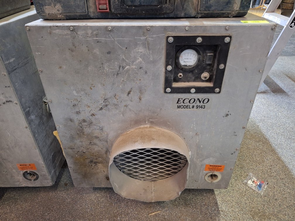 Aerospace Econo Air Scrubber on Wheels, Model 9143, 120V