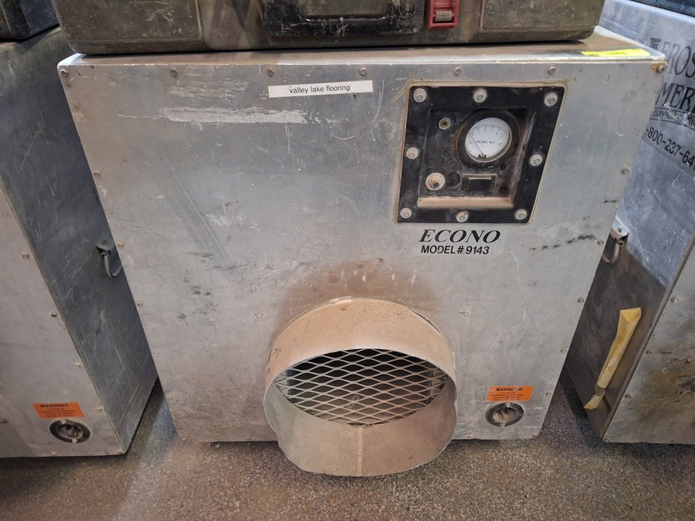 Aerospace Econo Air Scrubber on Wheels, Model 9143, 120V