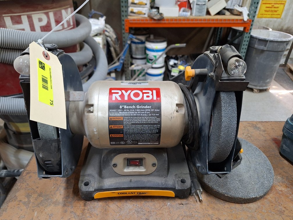 Ryobi 8" Bench Grinder, 115V