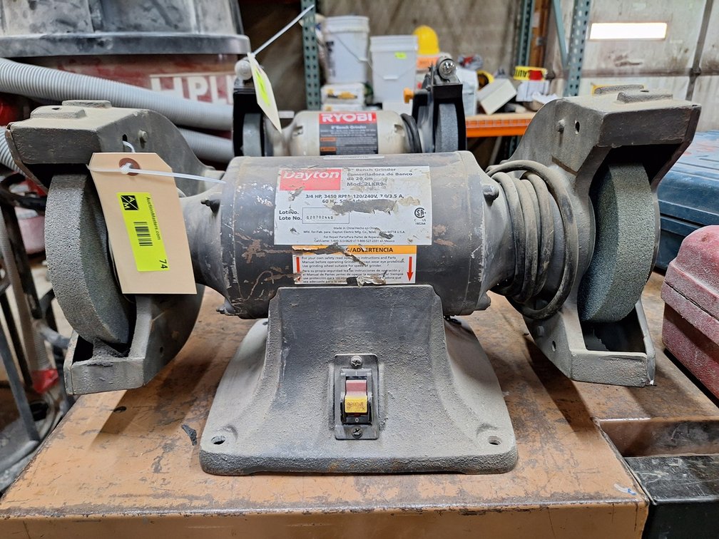 Dayton 8" Bench Grinder, 115V