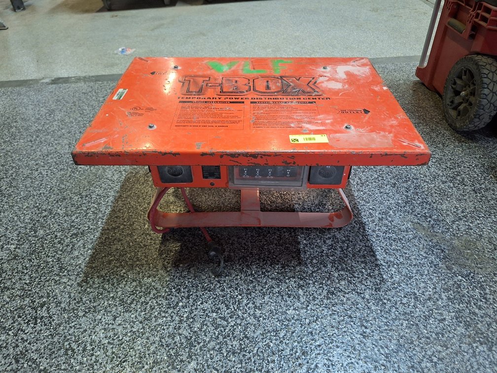 T-Box Temporary Power Distribution Center, 50 Amp, 125/250V Outlets