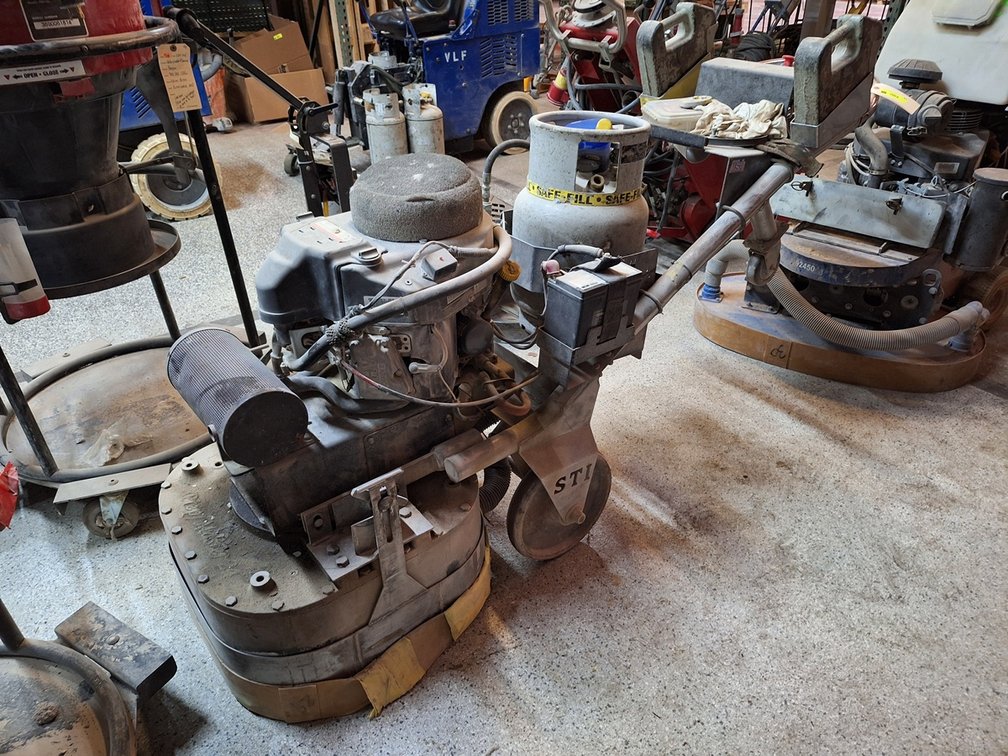 STI 2417 Prep Master II Concrete Grinder/Polisher, Propane, Part #XX6081, Serial 407