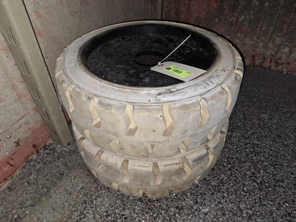 2 Wheels/Tires for National Floor Scraper Machines