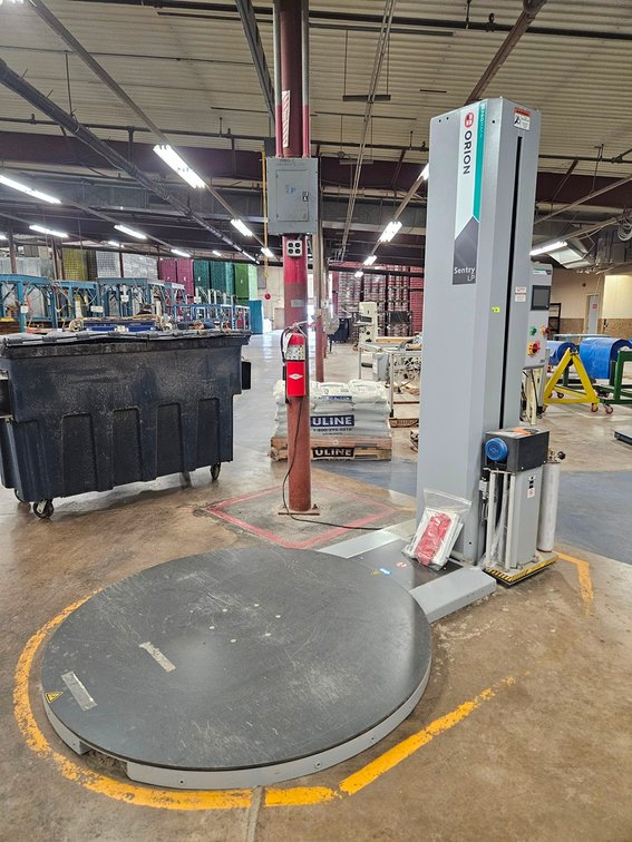 ProMach Orion Sentry LP Pallet Shrink Wrap Machine, Serial V-8379, 1 HP, 115V, 1 PH