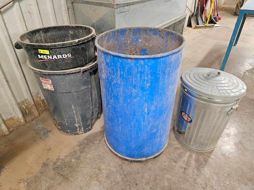 Assorted Trash Cans