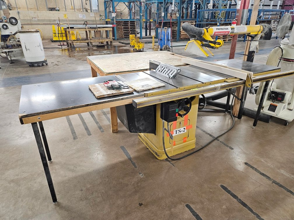 Powermatic 66-TA Table Saw, Stock #2688113, 5 HP, 230V, 1 PH, Accu-Fence, Blade Dust Collection Tube, More