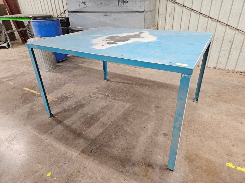 Metal Table, 60.5"x48"x35"