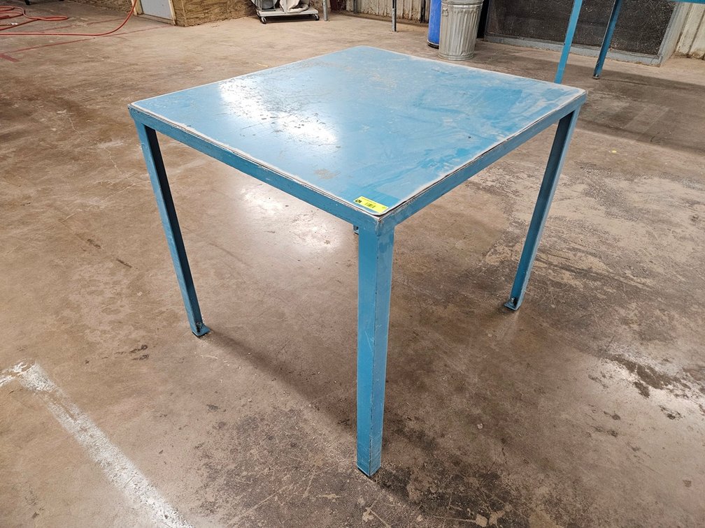 Metal Table, 40"x36"x35"