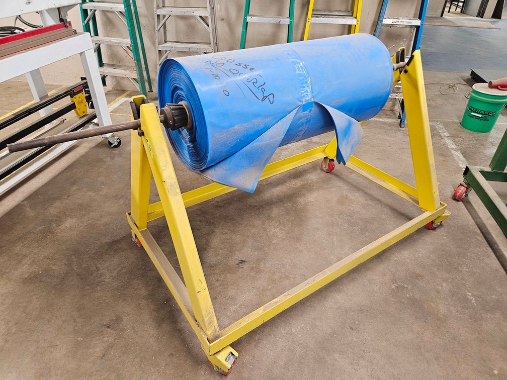 Metal Bag Roll Cart, 60"x36"
