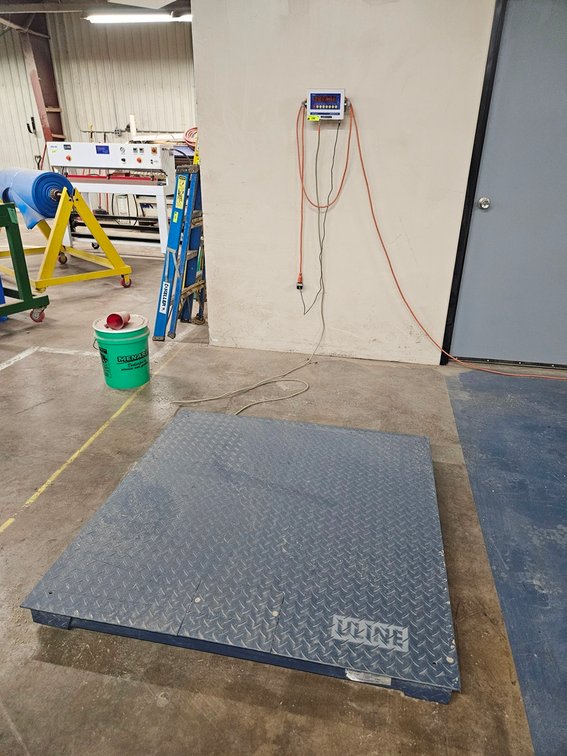 Uline/Inscale LP7510A Pallet Scale, 48"x48" Platform