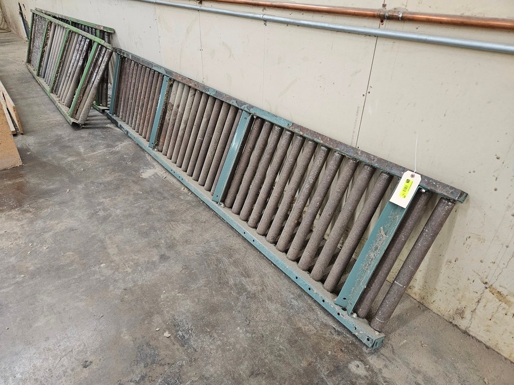 3 Roller Conveyors, 2 - 10'x30" and 1 - 10'x24"