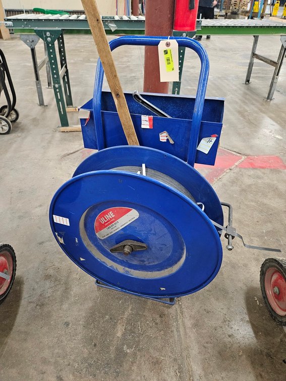 Banding Cart with Tooling and Poly Strapping