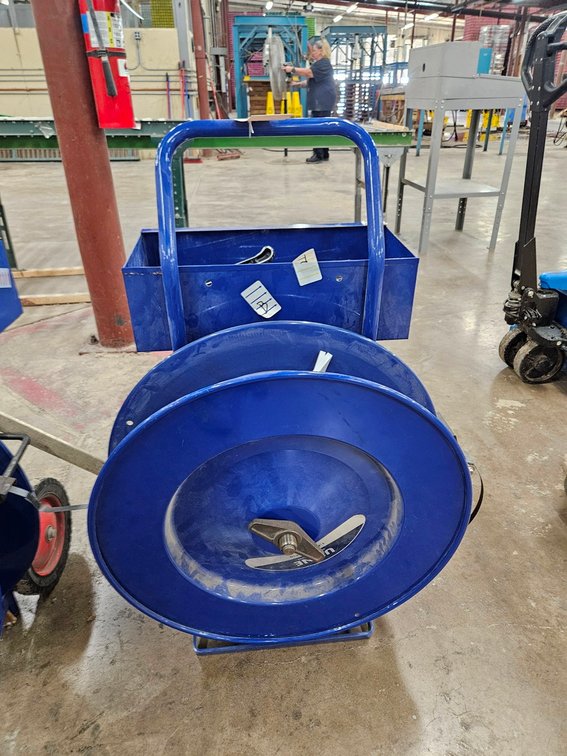 Banding Cart with Tooling and Poly Strapping