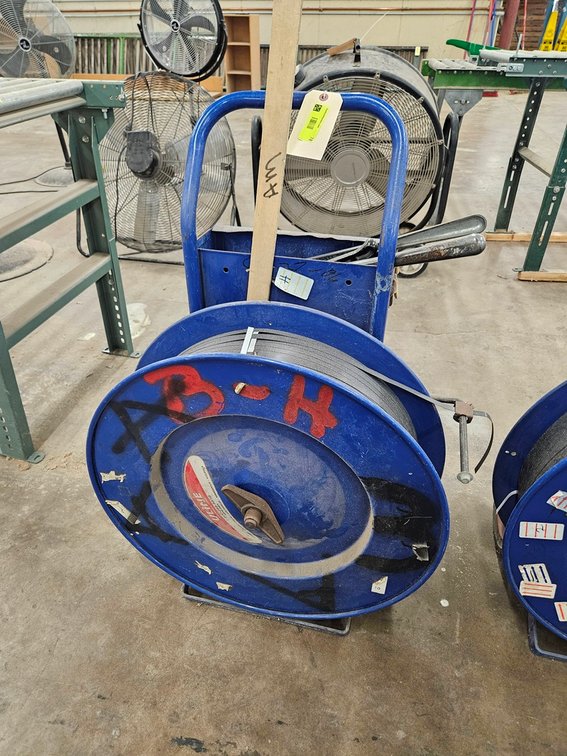 Banding Cart with Tooling and Poly Strapping