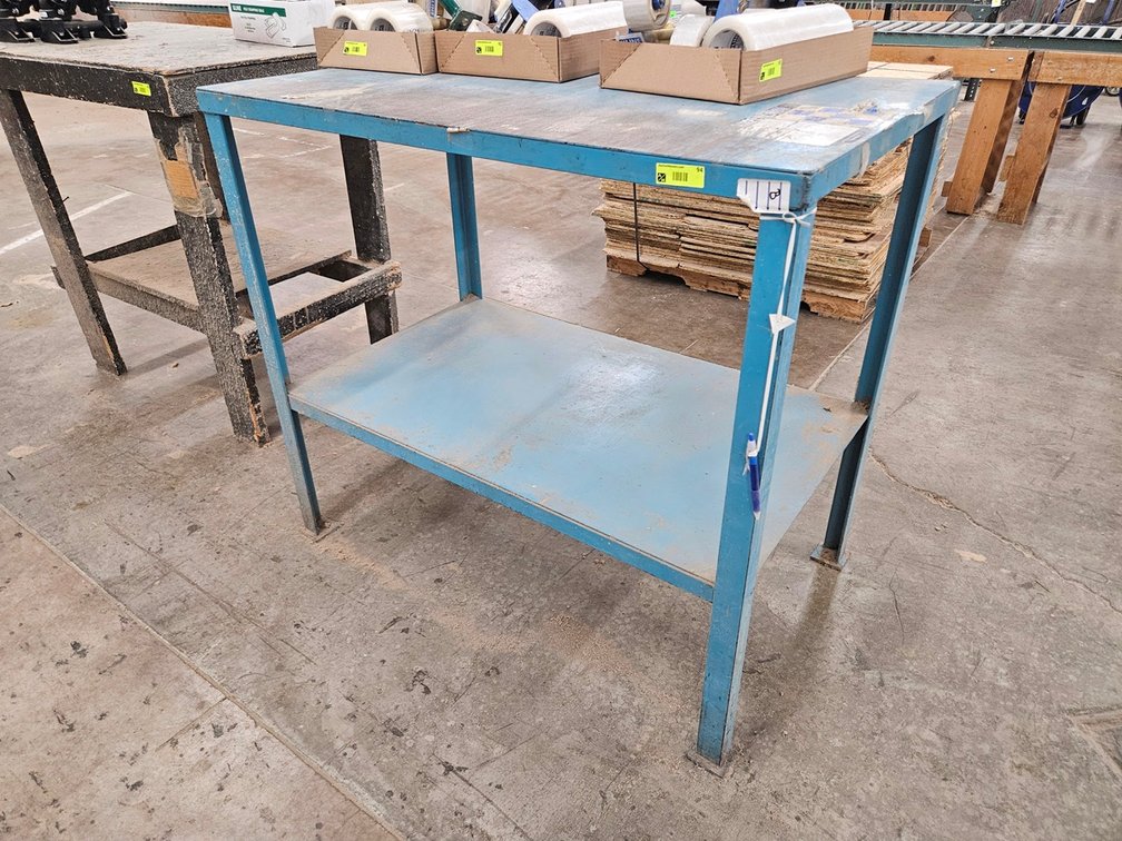 Metal Table, 48"x29"x44"