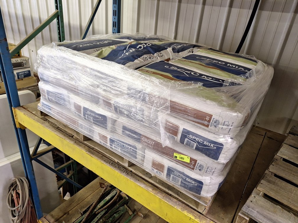 Pallet of Core Fill Grout, 80 Lb. Bags