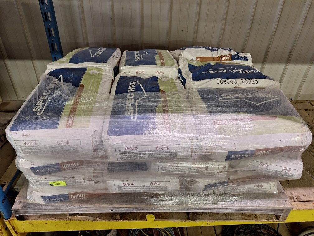 Pallet of Core Fill Grout, 80 Lb. Bags