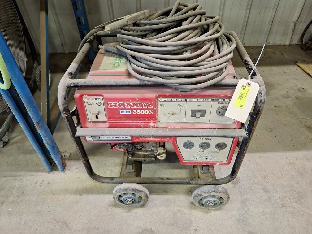 Honda EB3500X Gas Powered Welder/Generator on Wheels