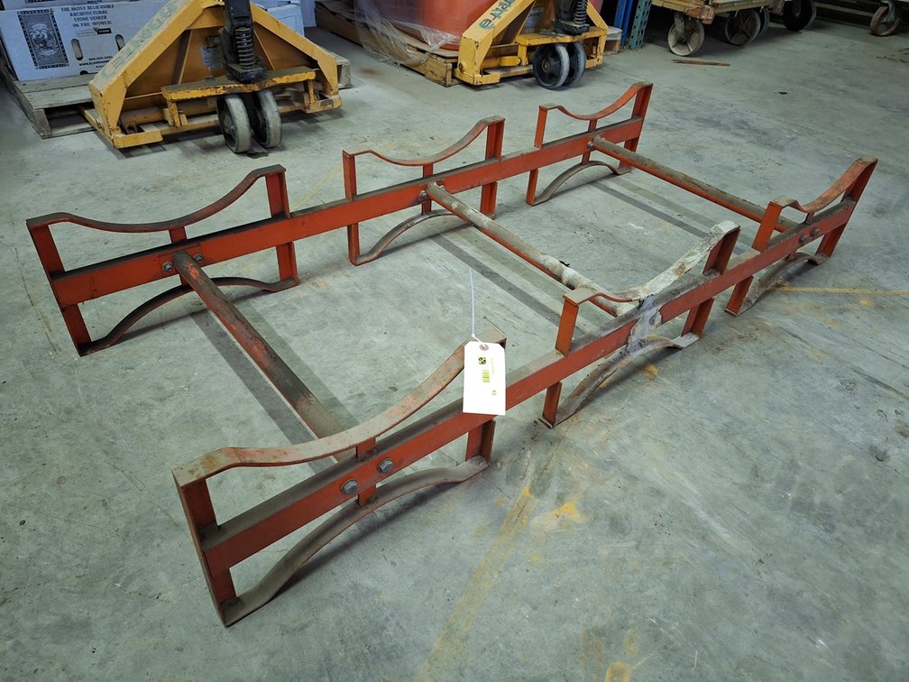 Metal Barrel Rack, 72"x30"
