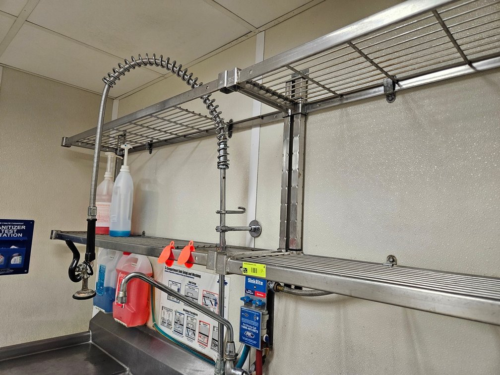 2 Amco Wall Shelves, 84"x12"