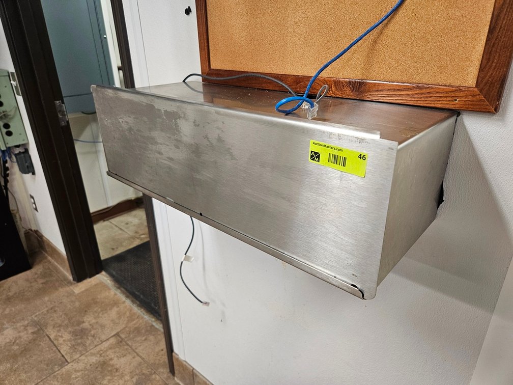SS Wall Shelf/Cabinet, 24"x10"x8"