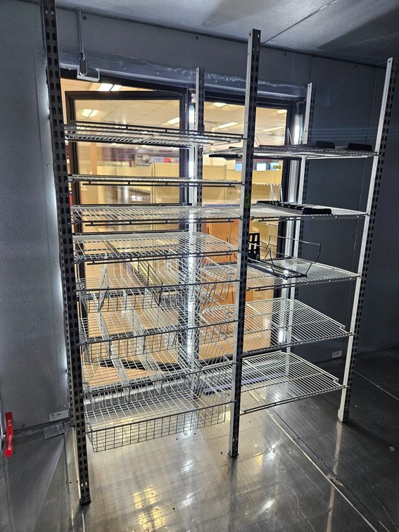 Cooler Shelving, 62"x24"x80"