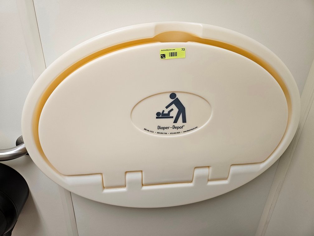 Diaper Depot Poly Wall Mounted Baby Changing Station, 34"x25"