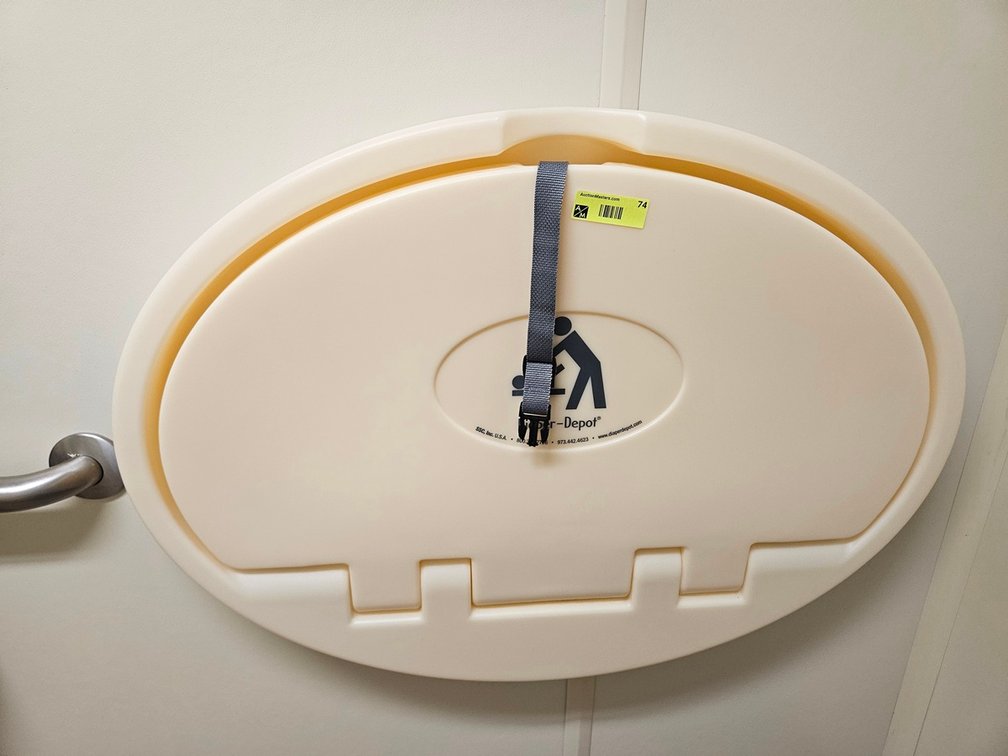 Diaper Depot Poly Wall Mounted Baby Changing Station, 34"x25"