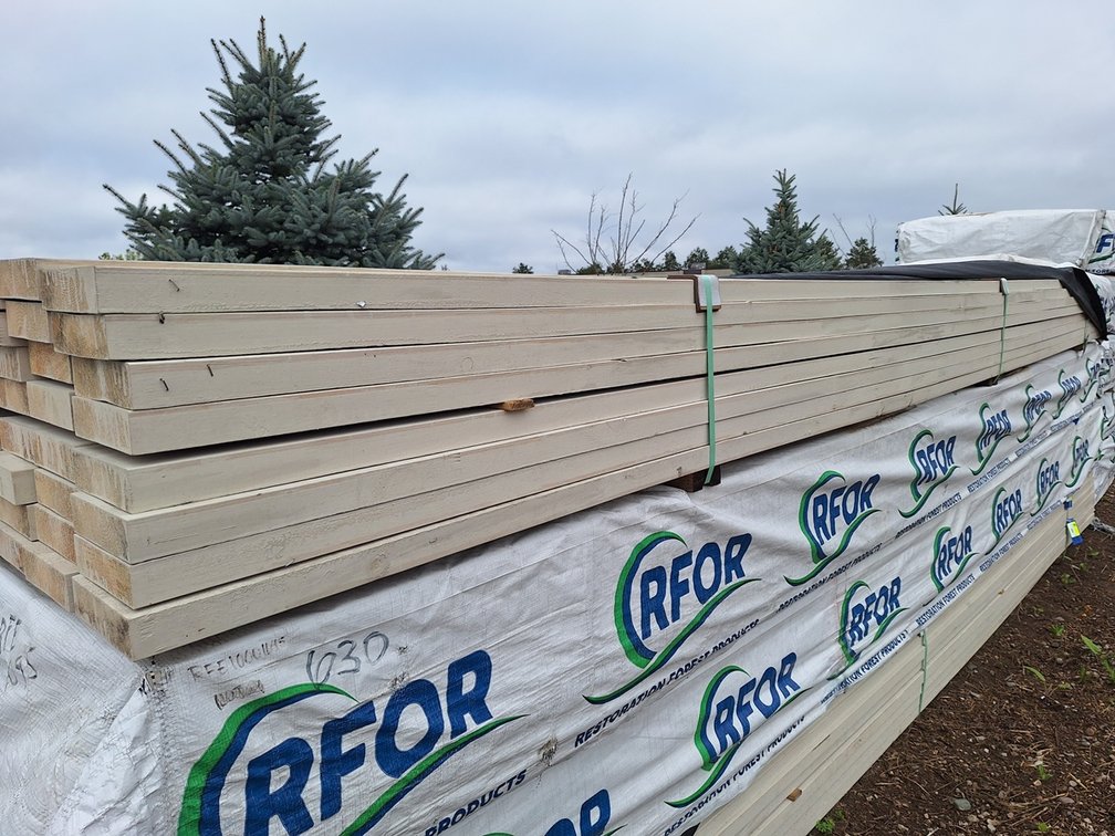Fascia 2"x6" Primed PP Combed 4 Sides KDHT FJ, 64 - 16' Pieces, 1024 Linear Feet