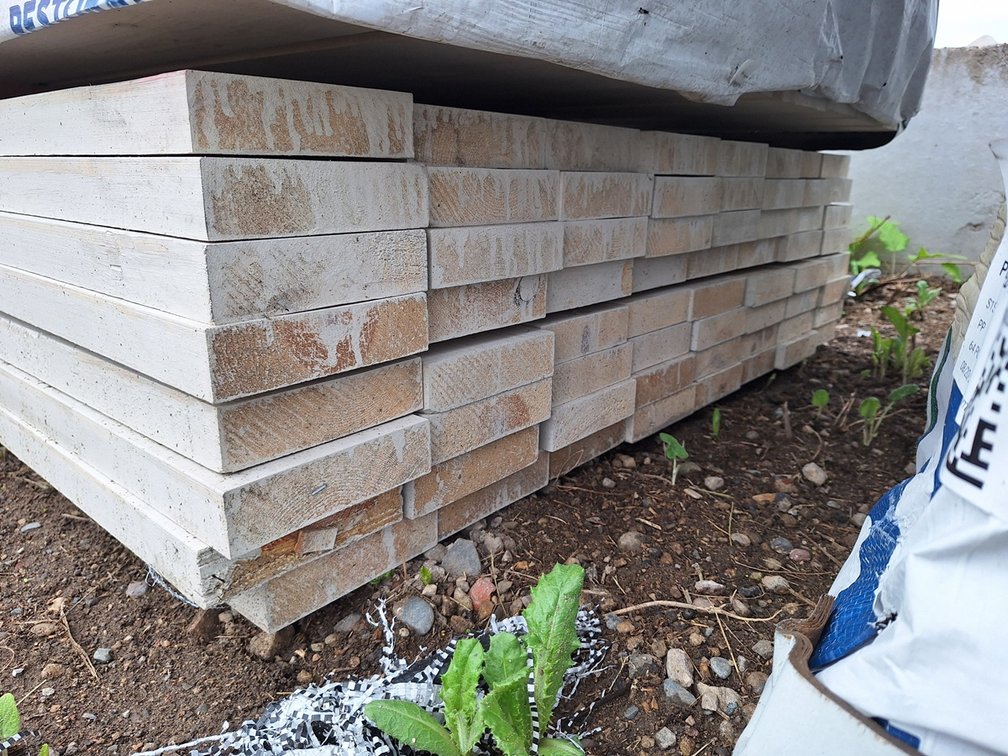 Fascia 2"x6" Primed PP Combed 4 Sides KDHT FJ, 64 - 16' Pieces, 1024 Linear Feet