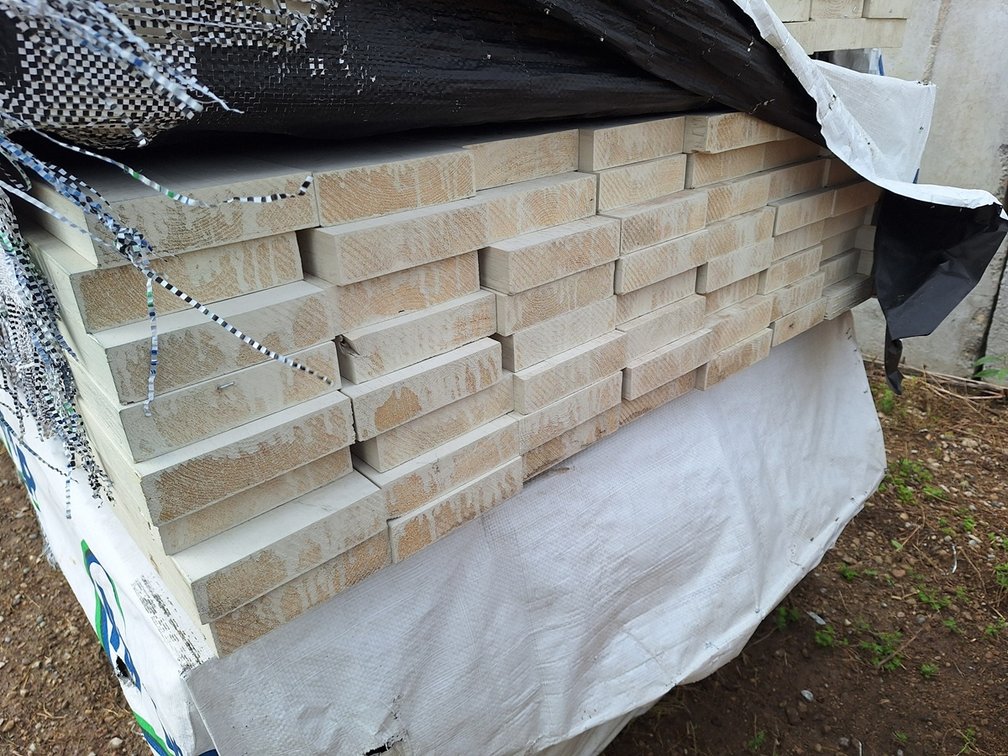 Fascia 2"x6" Primed PP Combed 4 Sides KDHT FJ, 64 - 16' Pieces, 1024 Linear Feet