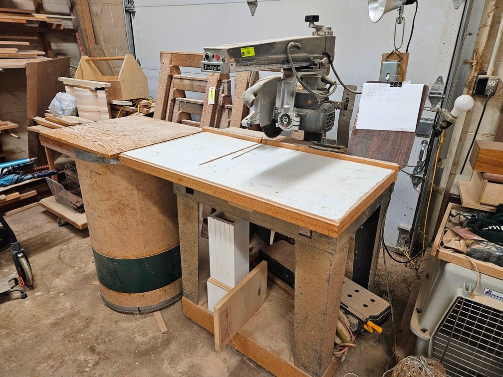 Dewalt 790 12" Contractors Powershop Radial Arm Saw, 1 PH