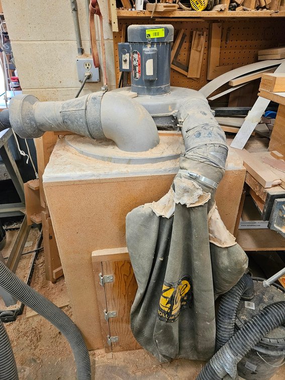 Dayton Dust Collector, 1 HP, 1 PH