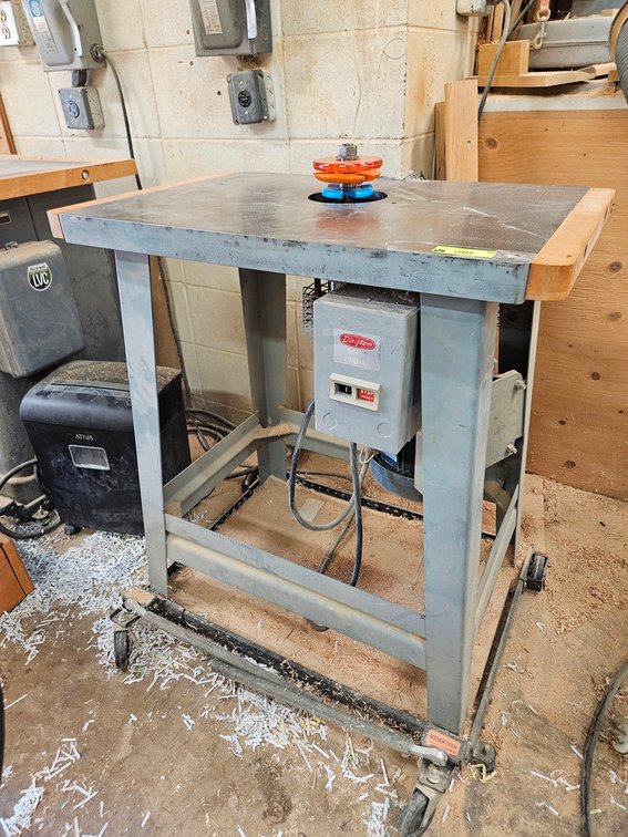 Shaper with Cart, 5 HP, 3 PH