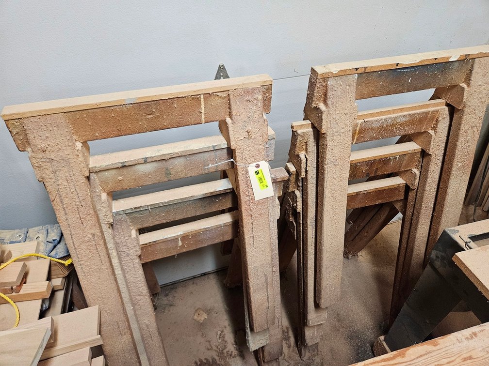 8 Wood Sawhorses