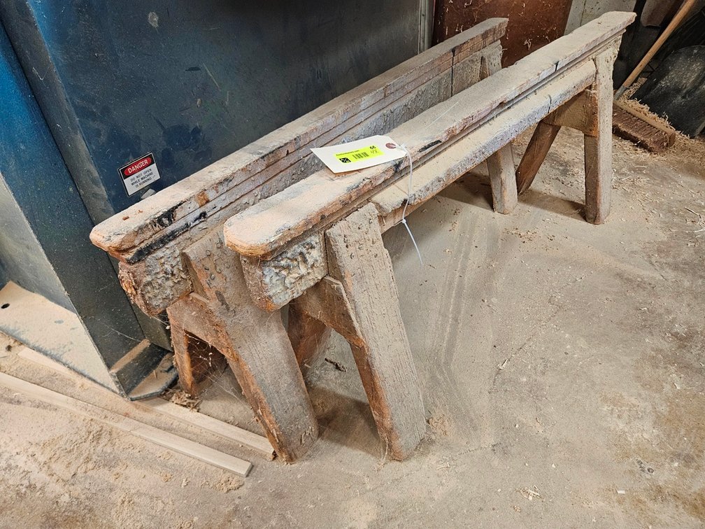 4 Wood Sawhorses
