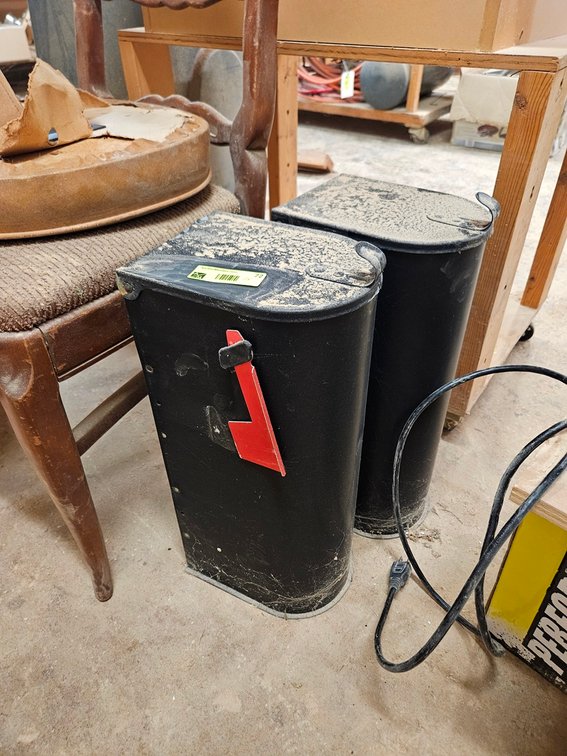 2 Metal Mail Boxes