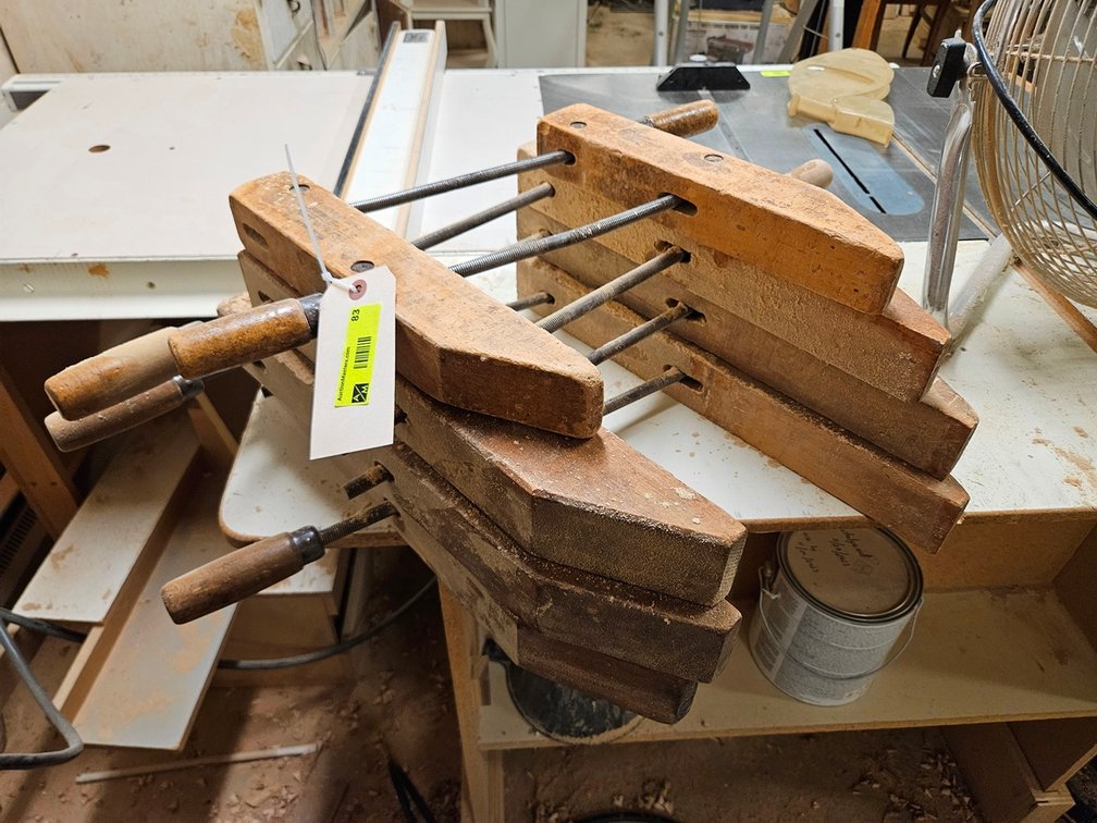 4 Wood Clamps, 14" to 18"